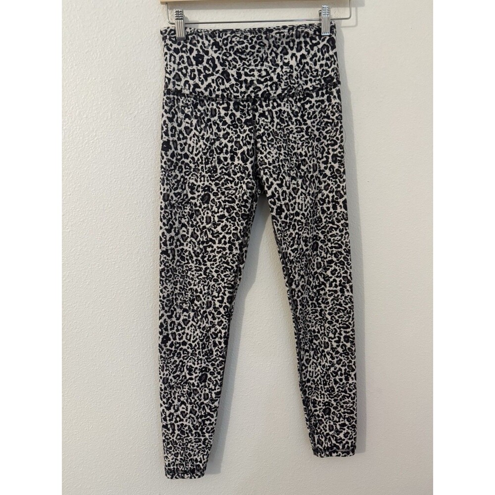 Balance Collection Leggings M Black And White Animal Print Leopard Sassy Pants